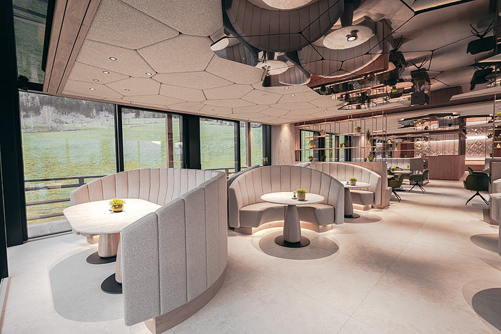 Die neue Sky Lounge im Andreus Hotel (©Foto:ANdeus)